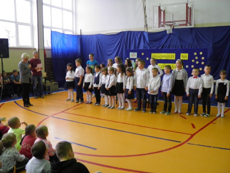 Pasowanie na ucznia klasy I.